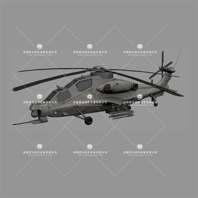 黔南武装直升机3D模型